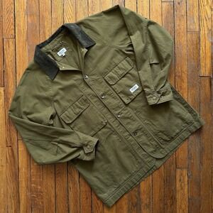 Banks Journal Barn Chore Military Field Jacket Shacket Men Large Olive Green